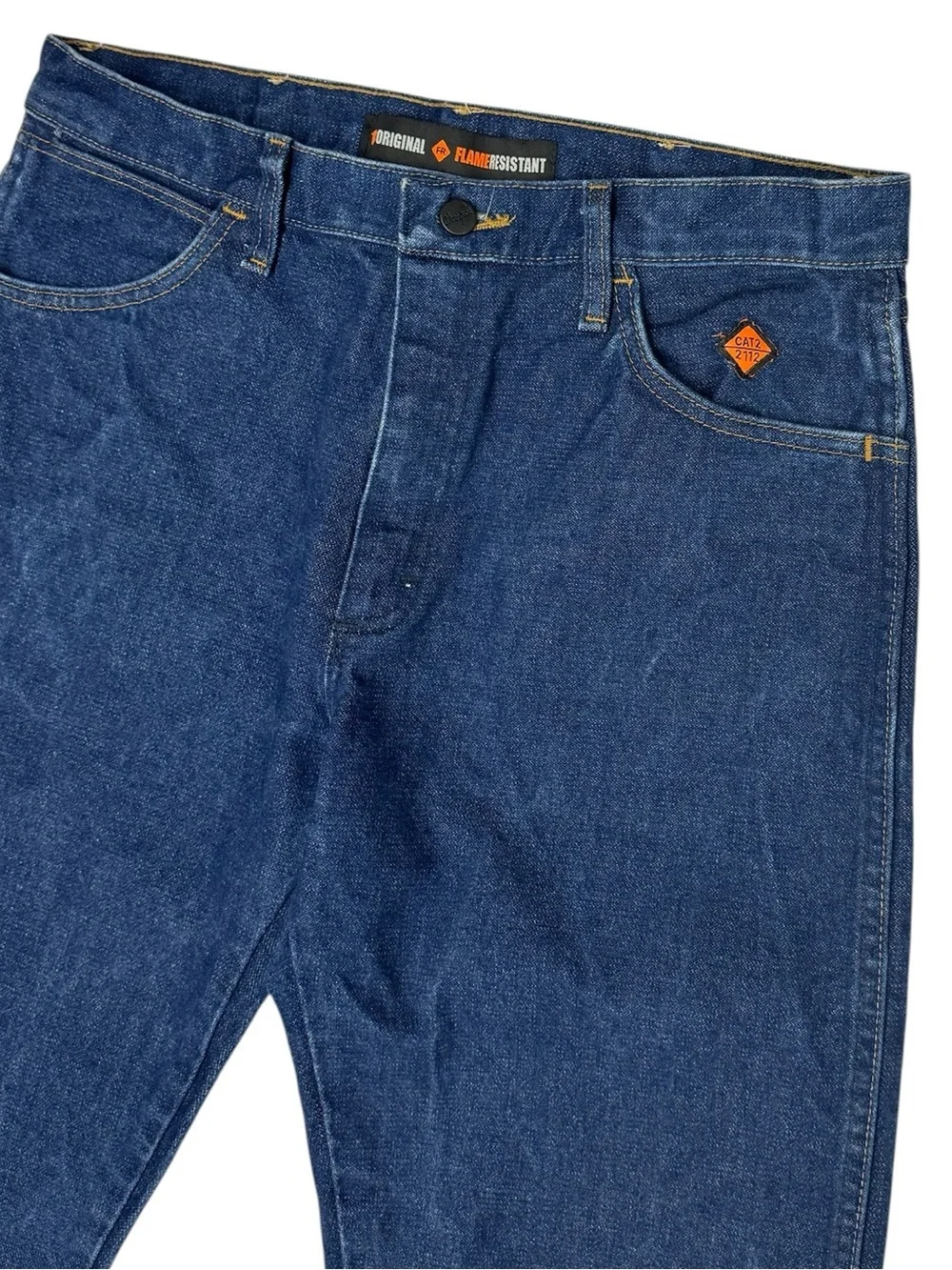 Wrangler Original FR Flame Resistant #10FR13MWZ Blue Denim Mens Jeans Size 32x30